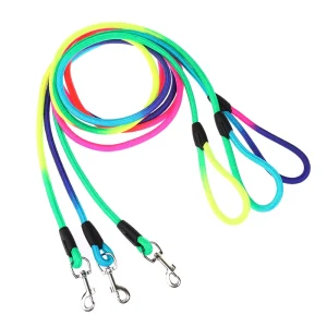 Rainbow Leash With Harness Small - 8mm: CLH-01008