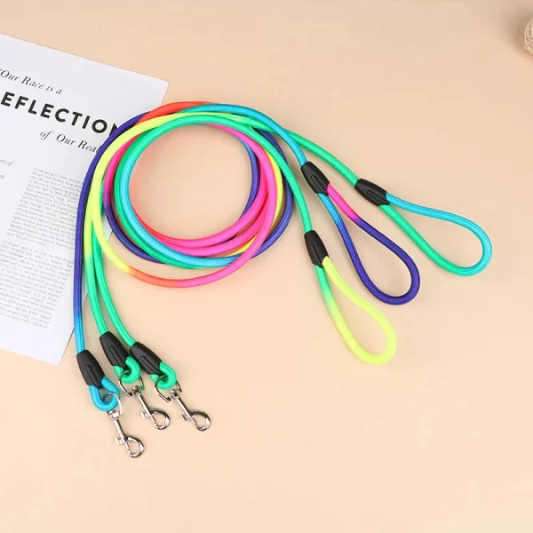 Rainbow Leash With Harness Large - 12mm: CLH-01010 - Image 5