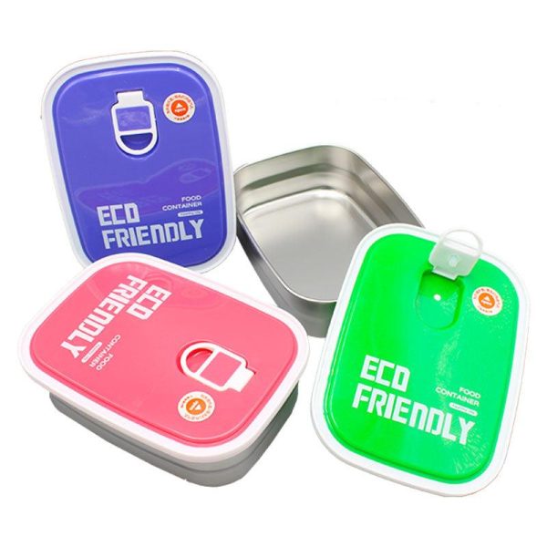 Stainless Steel Insulated Vacuum Seal Leak Proof  ECO Friendly Lunch Box Small: - Image 3