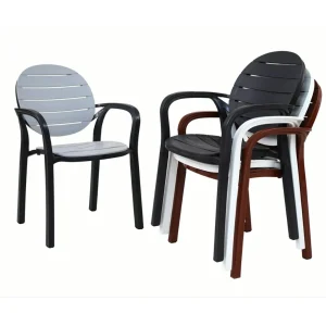 SAAB SP-675 New Full Plastic Indoor and Outdoor Spectrum Patti Chair