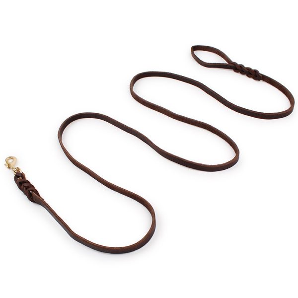 GSD Leather Leash Long (9FT) For Pets, CLH-01068: - Image 2