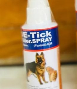 De-Tick Spray, Anti Flea & Tick Advance Formula With Fipronil 0.30, 100 ml.
