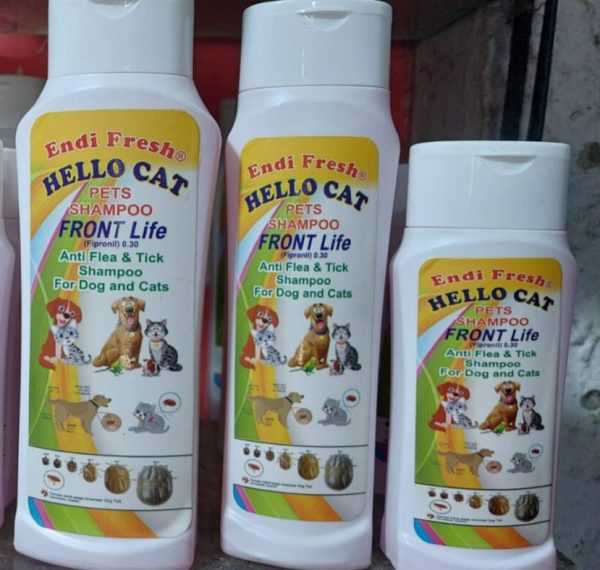 Hello Cat Front Life Shampoo Anti Flea & Tick For Dogs And Cats 180 ml - Image 3