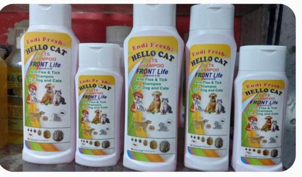 Hello Cat Front Life Shampoo Anti Flea & Tick For Dogs And Cats 180 ml - Image 2