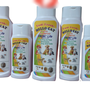Hello Cat Front Life Shampoo Anti Flea & Tick For Dogs And Cats 380 ml