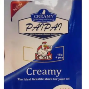 Pai Pai Chicken Creamy Treats, Cat Food, 5 Pcs.