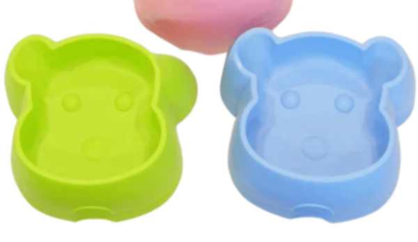 Double Face Cat Shaped Feeding Bowl For Pets Dogs And Cats. - Image 2