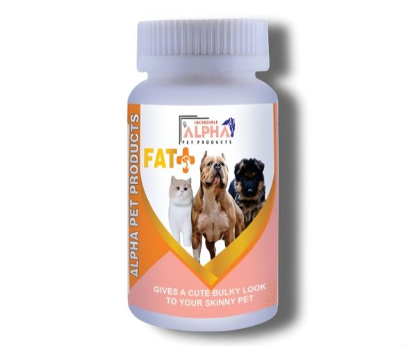 Alpha Fat Plus Supplement for Weak and Skinny Cats and Dogs, Food Supplement for Pets.