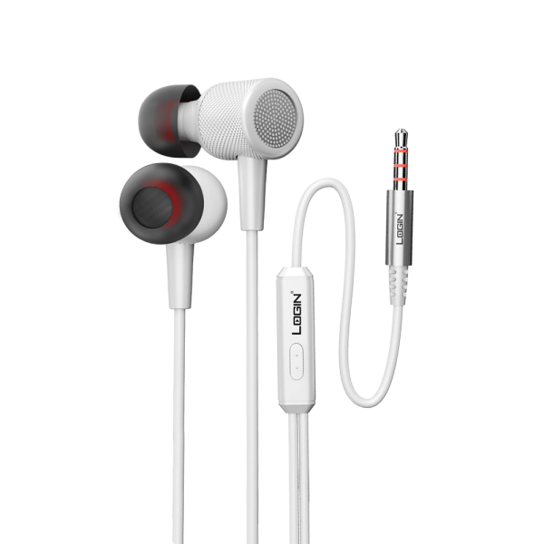 Login L-302 Handsfree (Black, White).