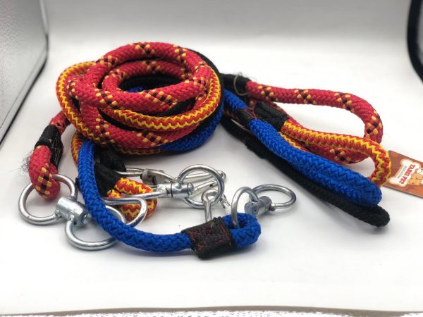 Round Rope Leash Simple For Dogs Small (8MM): - Image 3