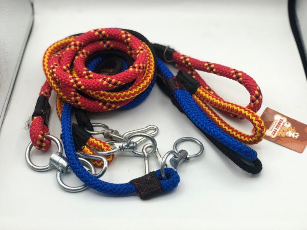 Round Rope Leash Simple For Dogs Small (8MM): - Image 4