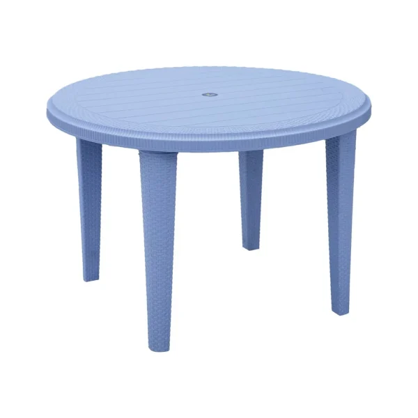 SAAB (SP-215-RTL) Pure Plastic Rattan Legs Table - Image 4