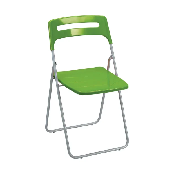 SAAB Folding Chair With Silver Legs Model SAAB SP-312 Besta - Image 2