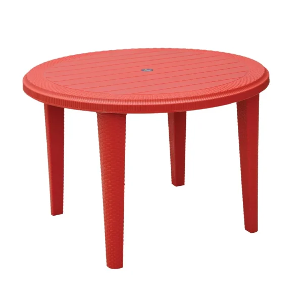 SAAB (SP-215-RTL) Pure Plastic Rattan Legs Table - Image 5
