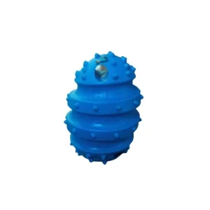 Oval Shape Rubber Teether Dog Toy, Chew Toy For Dogs.