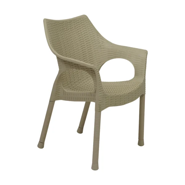 Super King Steel Legs Rattan Chair SAAB SP-317-RL From SAAB Pakistan - Image 2
