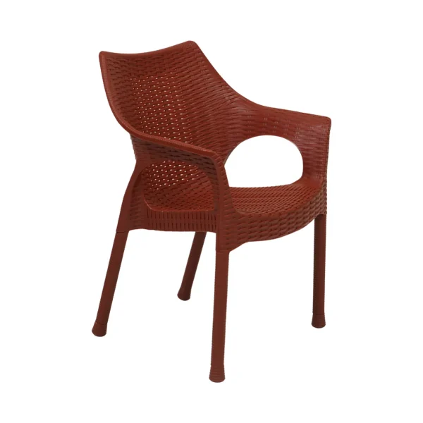 Super King Steel Legs Rattan Chair SAAB SP-317-RL From SAAB Pakistan - Image 4