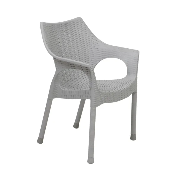 Super King Steel Legs Rattan Chair SAAB SP-317-RL From SAAB Pakistan - Image 5