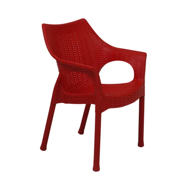 Super King Steel Legs Rattan Chair SAAB SP-317-RL From SAAB Pakistan - Image 6