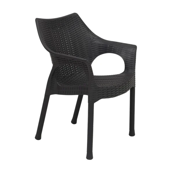 Super King Steel Legs Rattan Chair SAAB SP-317-RL From SAAB Pakistan - Image 7