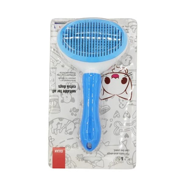 Self-Cleaning Pet Hair Remove Comb, Pet Grooming Tool.