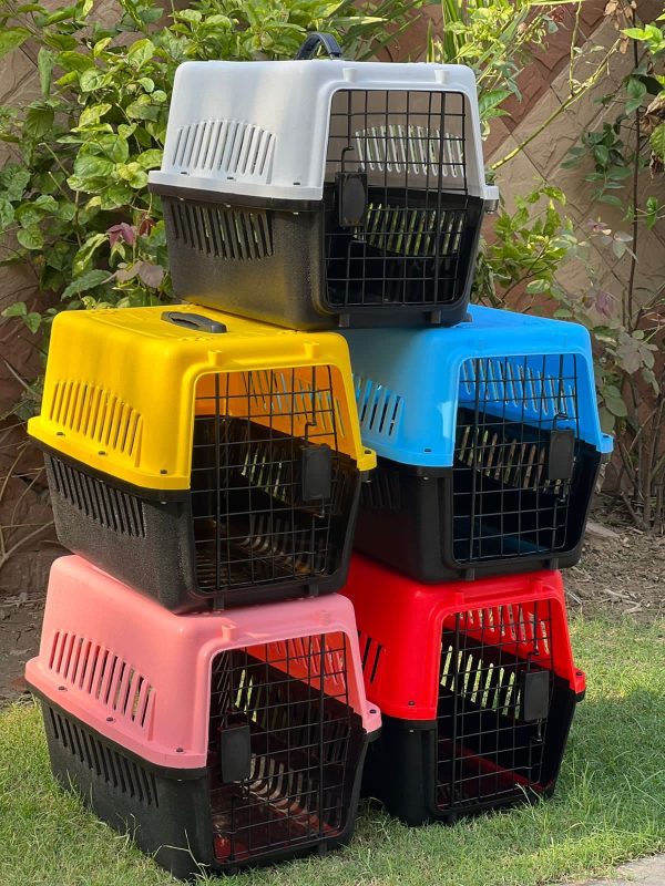 Travel Carrier Box for Cats, Kittens, and Puppies, Breathable And Durable, Safe And Portable, With Tray And Bowl. - Image 4