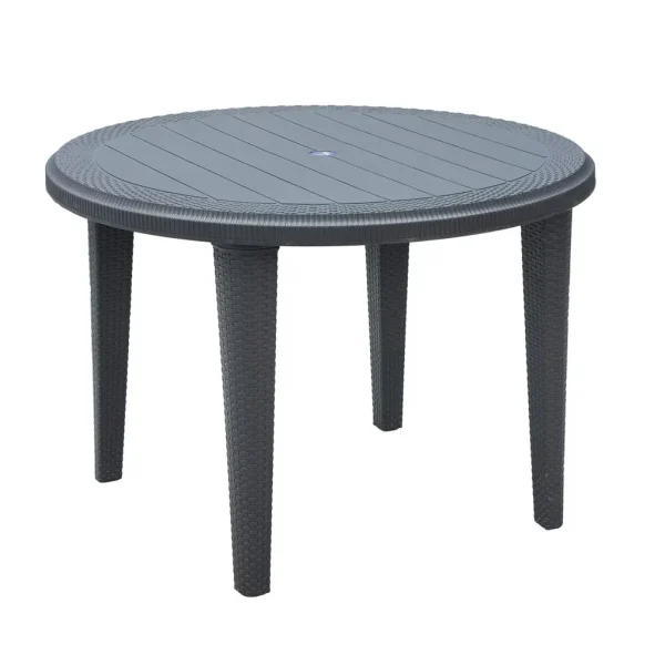 SAAB (SP-215-RTL) Pure Plastic Rattan Legs Table - Image 6
