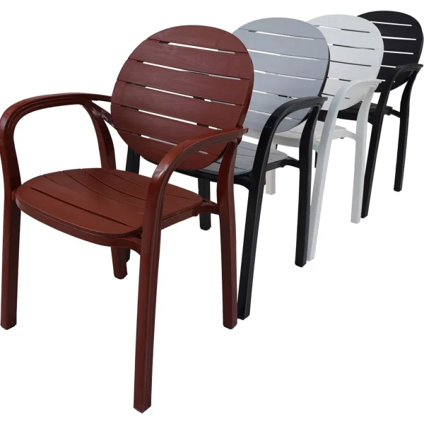 SAAB SP-675 New Full Plastic Indoor and Outdoor Spectrum Patti Chair - Image 4