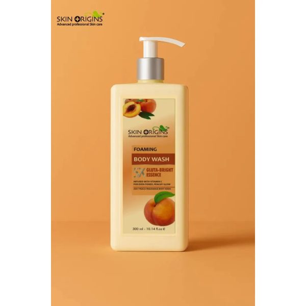 Skin Origins Gluta Bright Essence Peach Body Wash, 300 ml. - Image 2