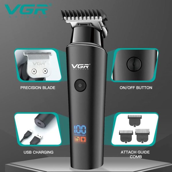 VGR V-937 Professional Hair Clipper And Beard Trimmer For Men. - Image 4