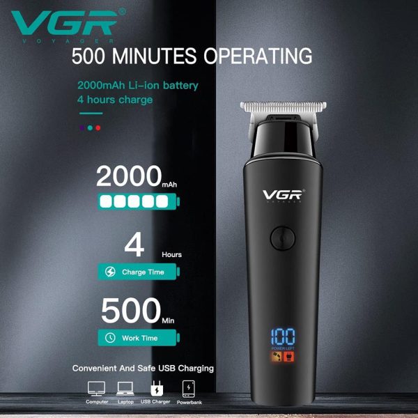 VGR V-937 Professional Hair Clipper And Beard Trimmer For Men. - Image 2