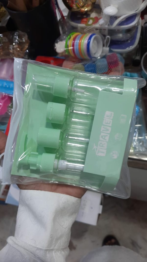 6pcs/Empty Travel Bottles Pack Kit Set or Pouch Liquid Containers Shampoo Cream Cosmetics Refillable Multicolor: - Image 6