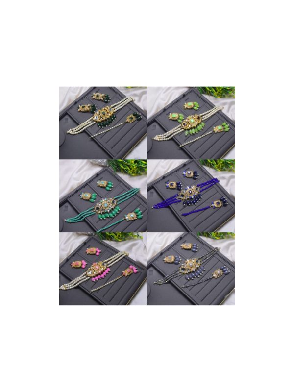 Casting Made Choker Set With Tika Exclusive By Unique fancy jewelry: