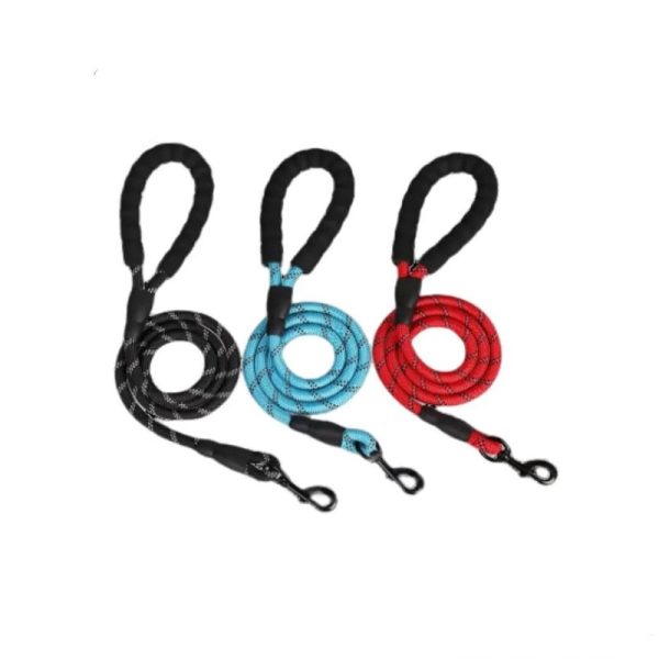 Round Rope Leash Imp Rubber Handle Medium , CLH-01013 - Image 2