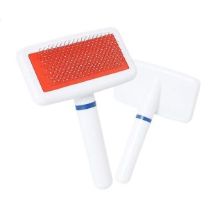 Plastic White Brush in Pack & Without Pack For Pets