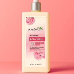 Skin Origin Brightening Essence Rose Glow Body Wash 300 ml.