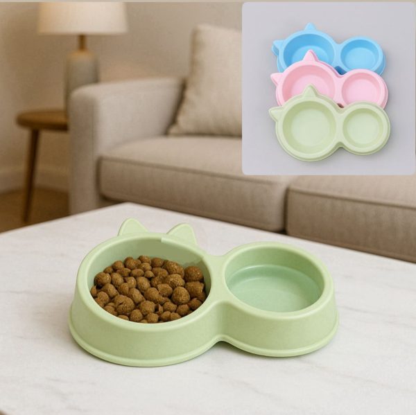 Double Face Bowl, Pet Feeding Bowl. - Image 2