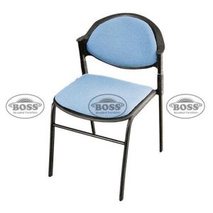 Boss B-02-C Comfort Chair with Cushion – Vertical Pipe