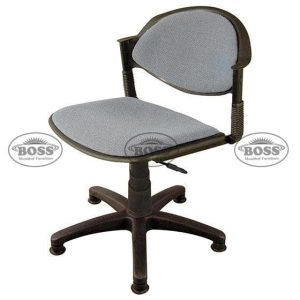 Boss B-11-HSC Comfort Revolving Chair with Cushion and Hydrolic Jack with Stopper
