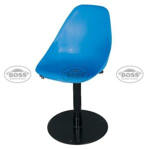 Boss B-207-MP Shell Revolving Chair with Mechanical Jack with Plate Base