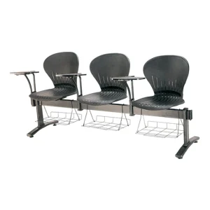 Boss B-256-HSB Peacock Visitor Sofa 3-Seater Double Channel with study shelf