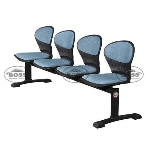 Boss B-257-HC Peacock Visitor Sofa 4-Seater Double Channel with Cushion