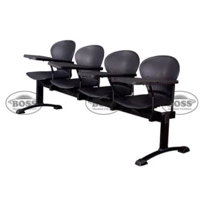 Boss B-257-HS Peacock Visitor Sofa 4-Seater Double Channel with Study Shelf