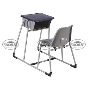 Boss B-426 Steel Plastic Single Seater Baby Holo Joint Bench Desk.