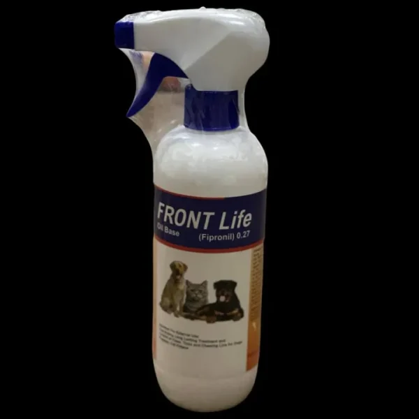 Front Life, Tick & Fleas Spray For Cats, Kittens, Puppies And Dogs 500 ml. - Image 2