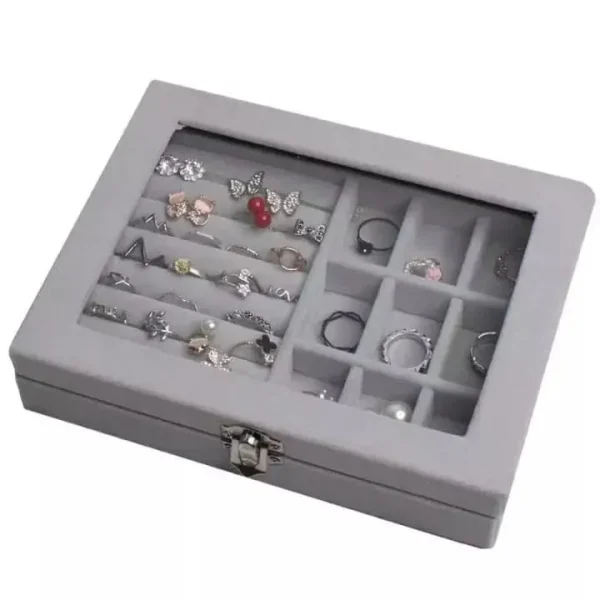 Portable Jewelry Storage Box, Lightweight Jewelry Organizer, Ring, Necklace, Bracelet Jewelry Organizer. - Image 2