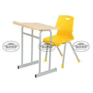 Boss B-920 One Seater Desk Iron Frame U Shape And Fiber Top Small.