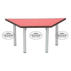 Boss B-923 Wooden Table Triangle With Steel 2 Inch Pipe.