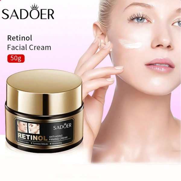 SADOER Retinol Anti Aging Firming Face Cream 50 g. - Image 2