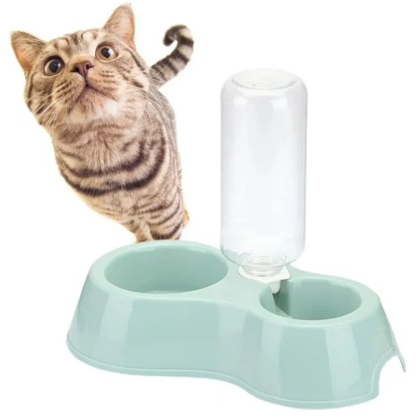 Pet Feeding Bowl With Bottle, Non Slip, Durable Bowl For Cats And Dogs. - Image 8